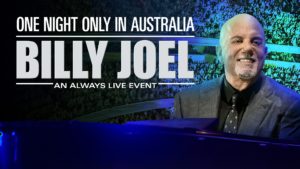 Billy Joel Australia Tour - Billy Joel One Night Only Australia